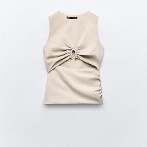 NWT. Zara, cut out top. SOLD OUT.